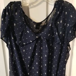 Torrid Skull Blouse